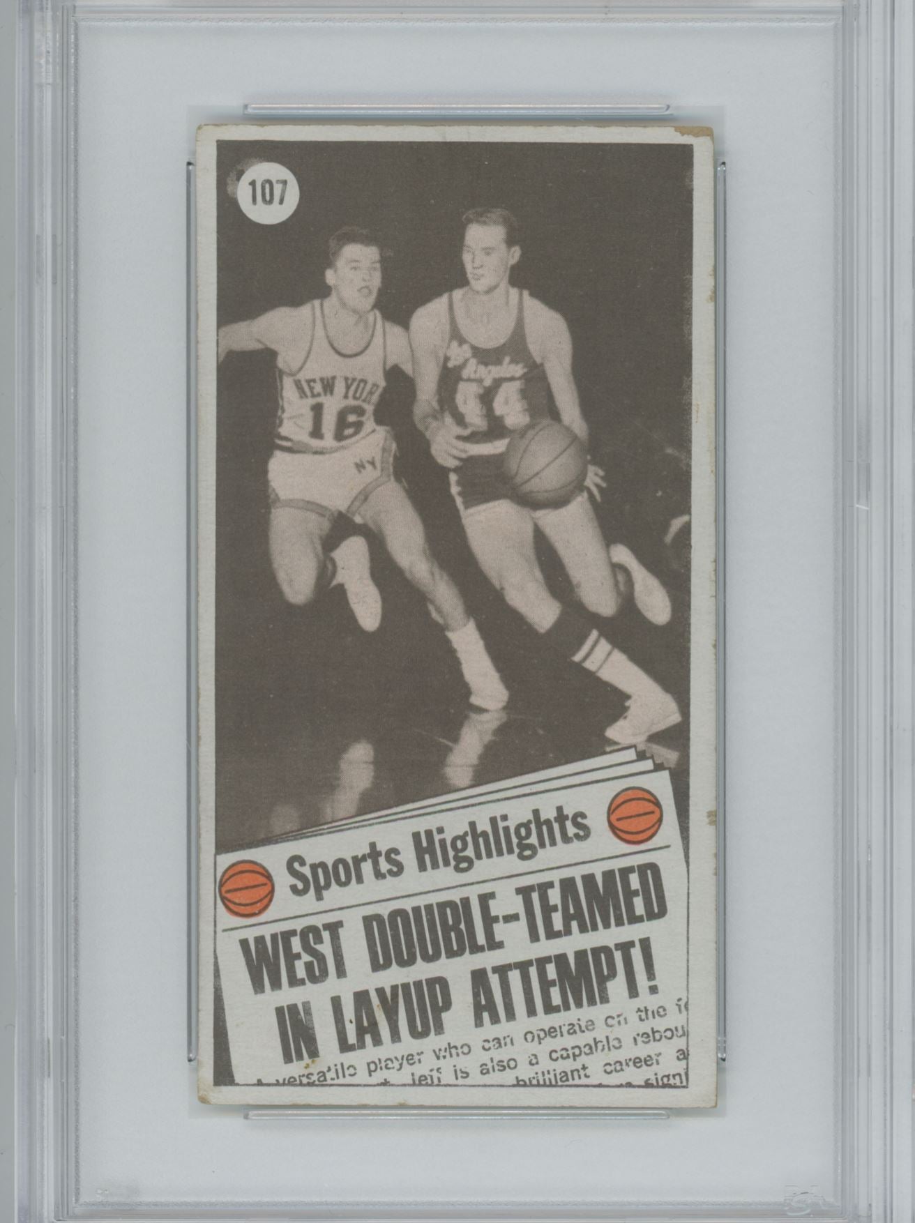 1970 Topps #107 Jerry West "The Logo" Auto 10 - PSA/DNA (2803)