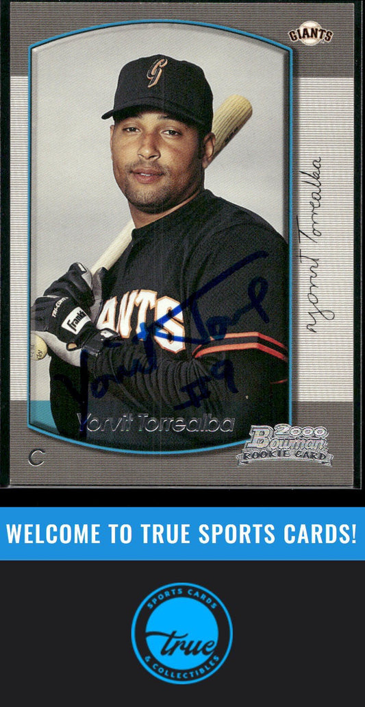 2000 Bowman Draft Picks & Prospects #40 Yorvit Torrealba Auto