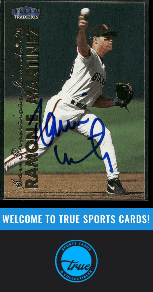 1999 Fleer Tradition Update #U-128 Ramon E. Martinez Auto