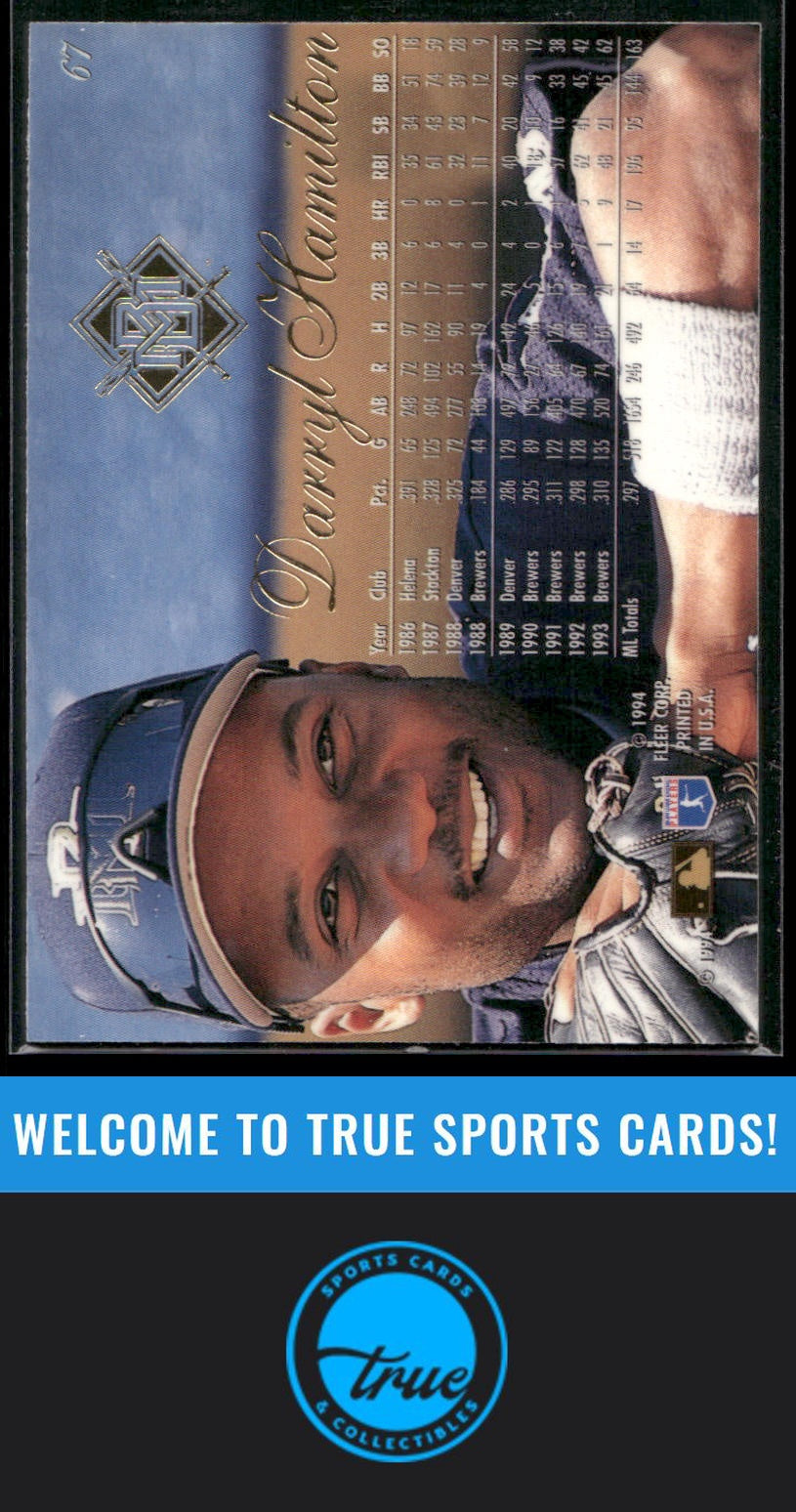 1994 Flair #67 Darryl Hamilton Auto