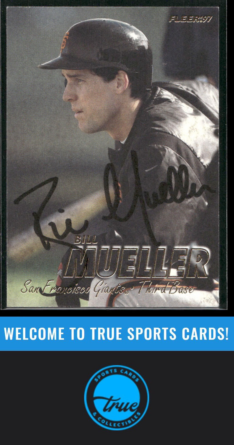1997 Fleer #485 Bill Mueller Auto