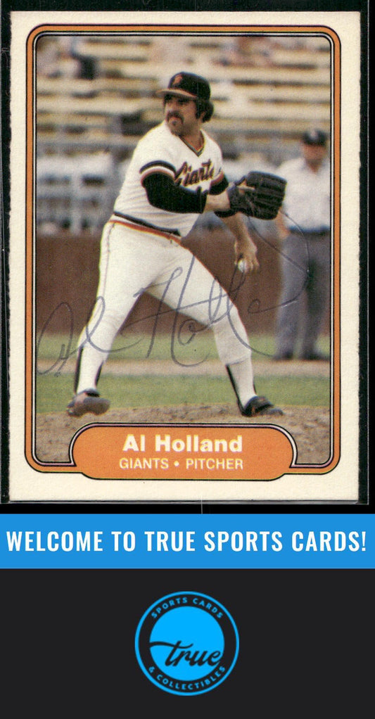 1982 Fleer #391 Al Holland Auto