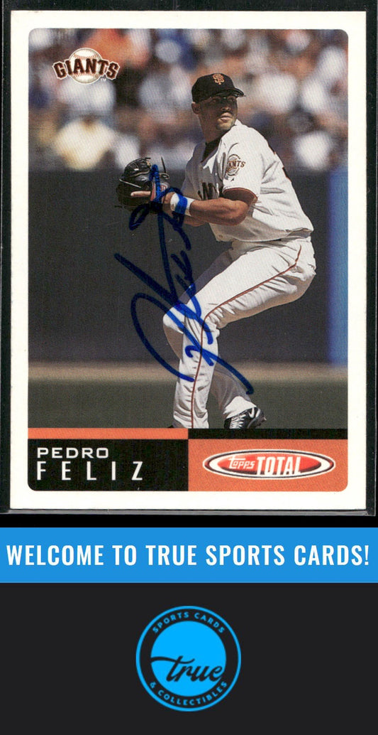 2002 Topps Total #816 Pedro Feliz Auto