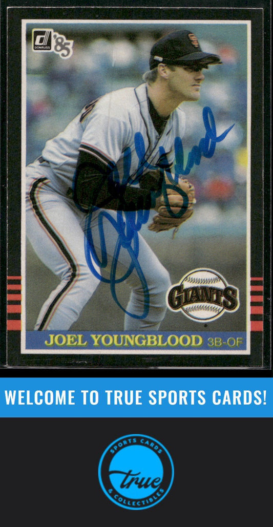 1985 Donruss #79 Joel Youngblood Auto