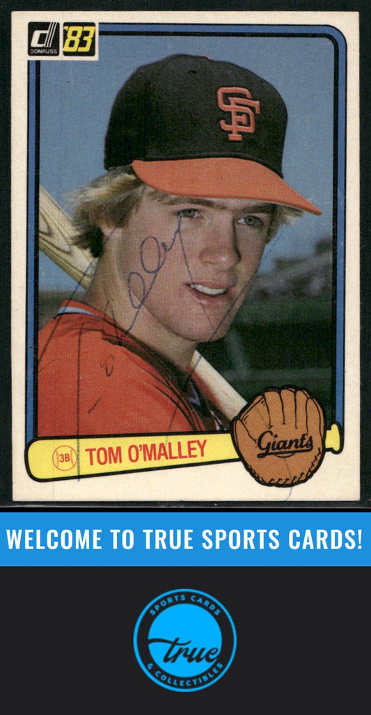 1983 Donruss #96 Tom O'Malley Auto