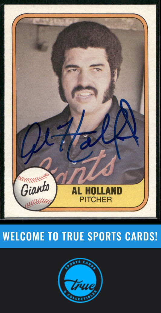 1981 Fleer #445 Al Holland Auto