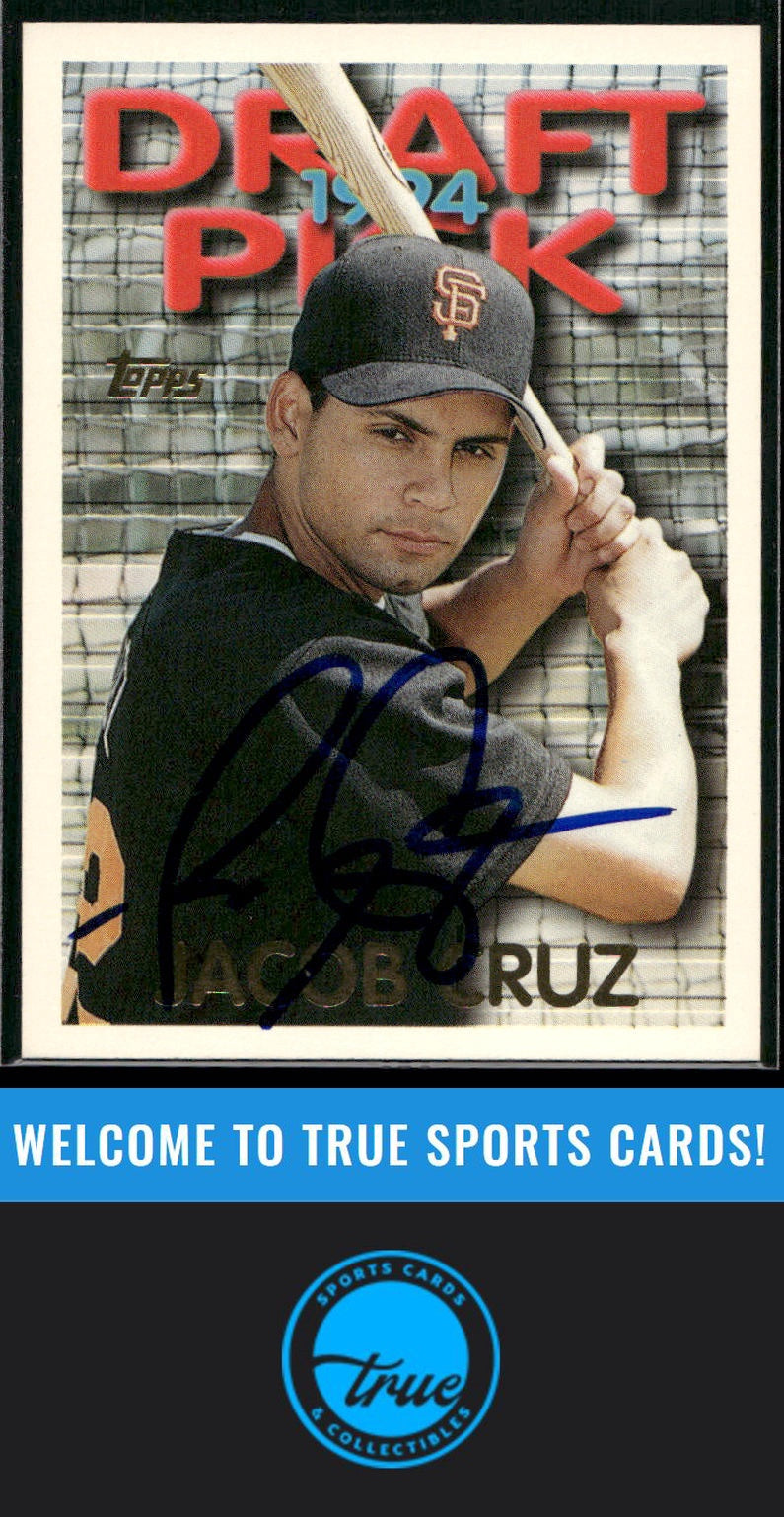 1995 Topps #521 Jacob Cruz Auto