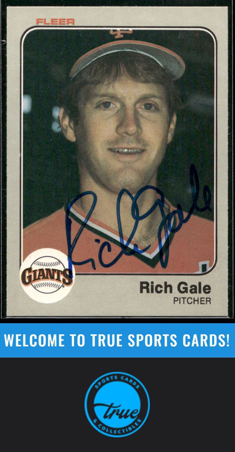 1983 Fleer #260 Rich Gale Auto