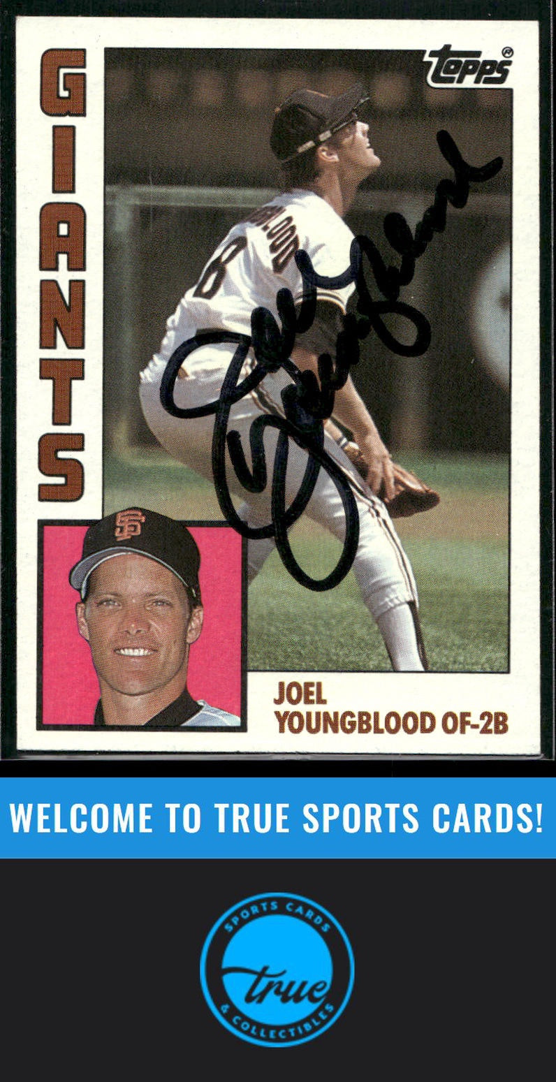 1984 Topps #727 Joel Youngblood Auto