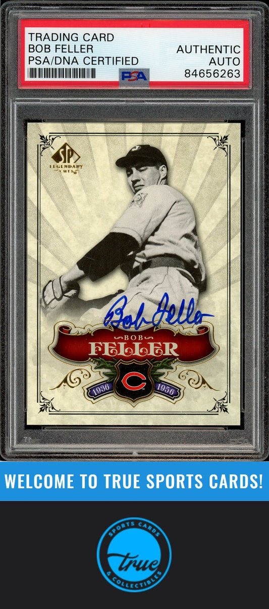 2006 SP Legendary Cuts #77 Bob Feller Auto PSA Authentic (6263)