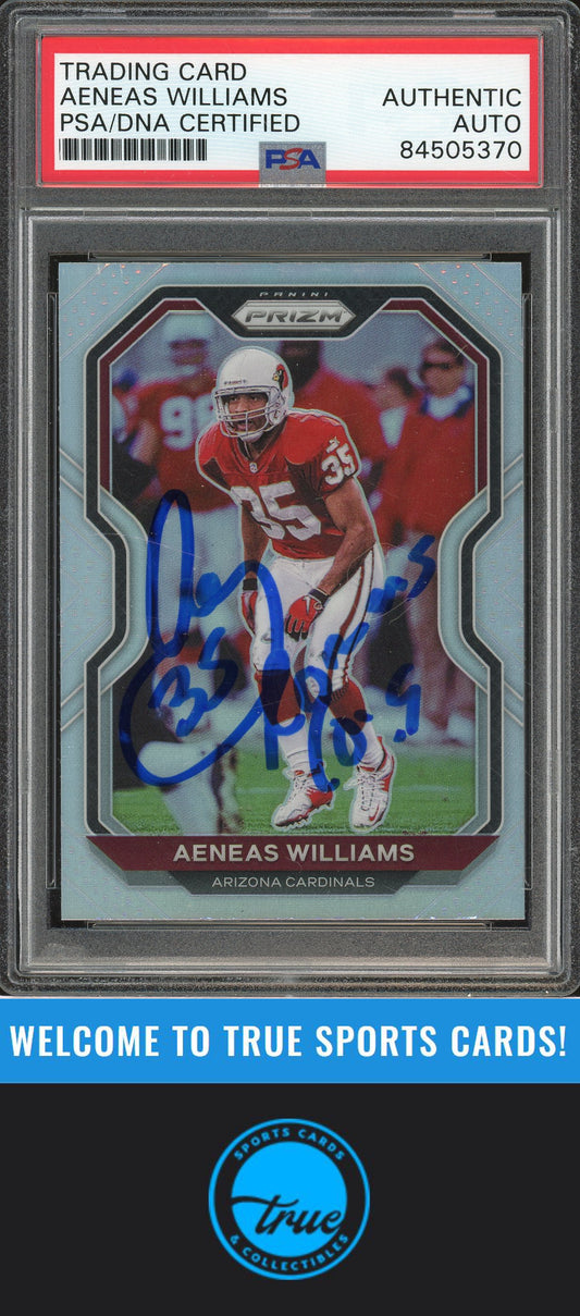 2020 Panini Prizm #271 Aeneas Williams Silver Prizm Auto PSA Authentic (5370)
