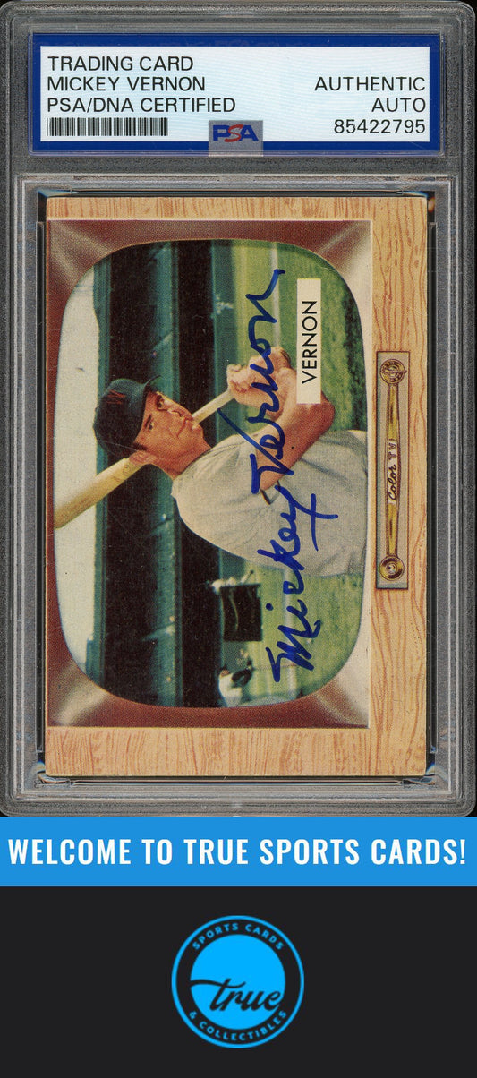 1955 Bowman #46 Mickey Vernon Auto PSA Authentic (2795)