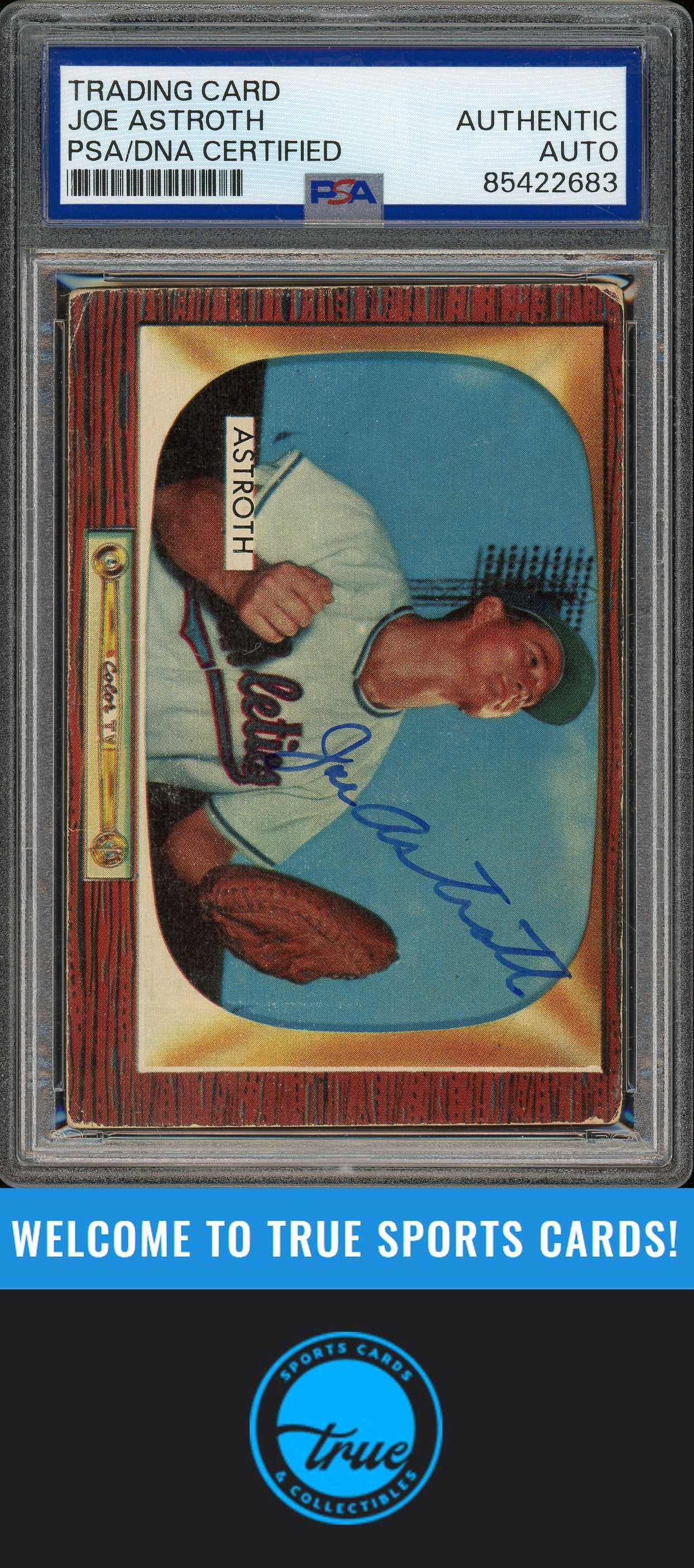 1955 Bowman #119 Joe Astroth Auto PSA Authentic (2683)
