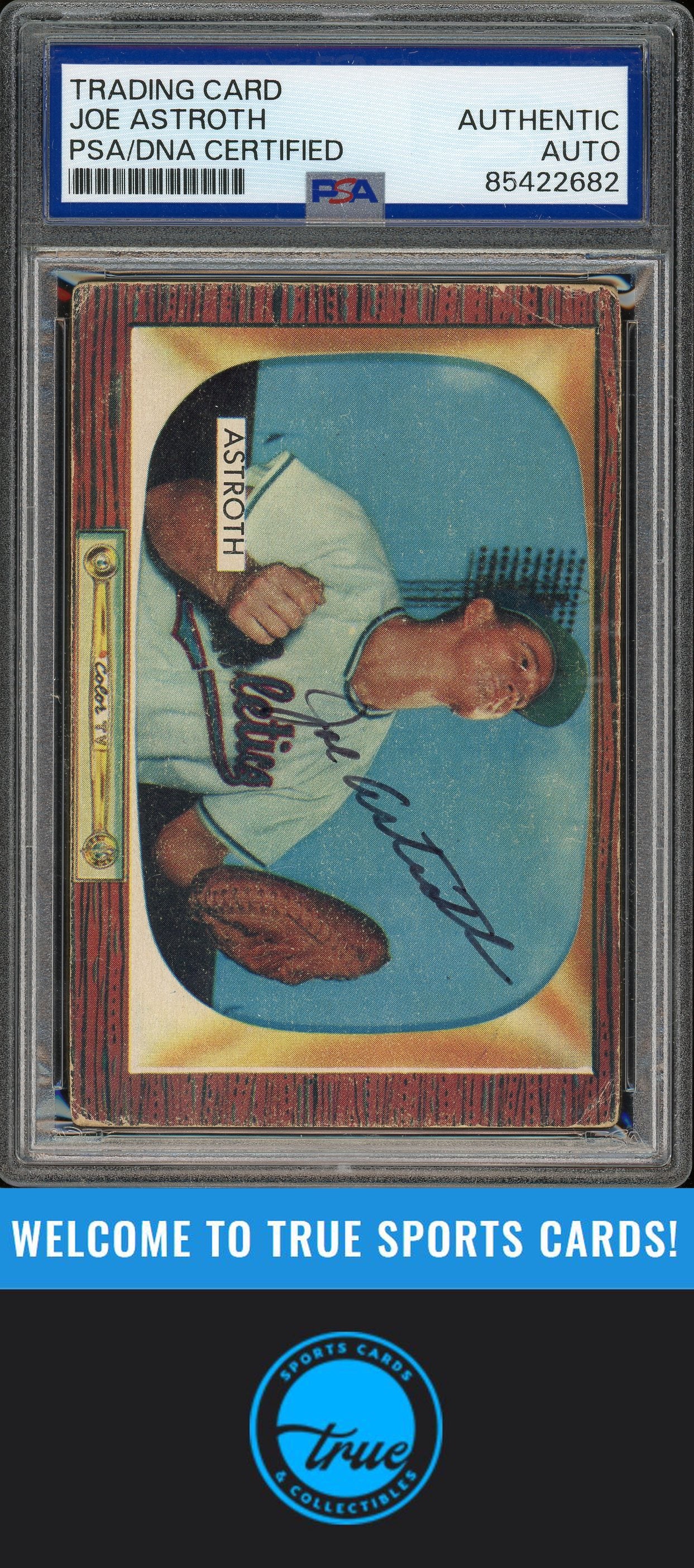 1955 Bowman #119 Joe Astroth Auto PSA Authentic (2682)