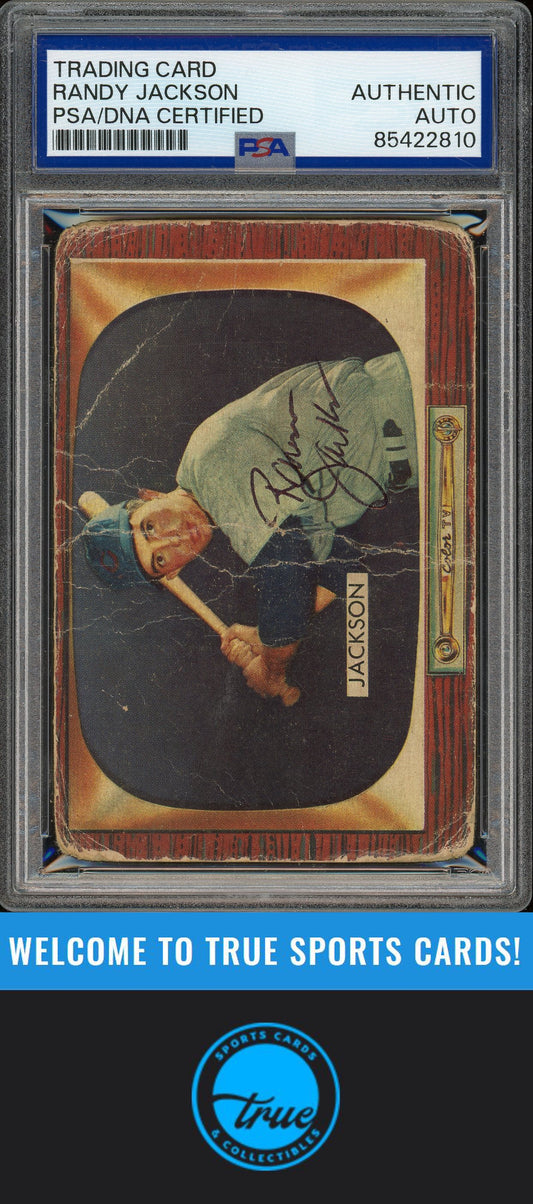 1955 Bowman #87 Randy Jackson Auto PSA Authentic (2810)