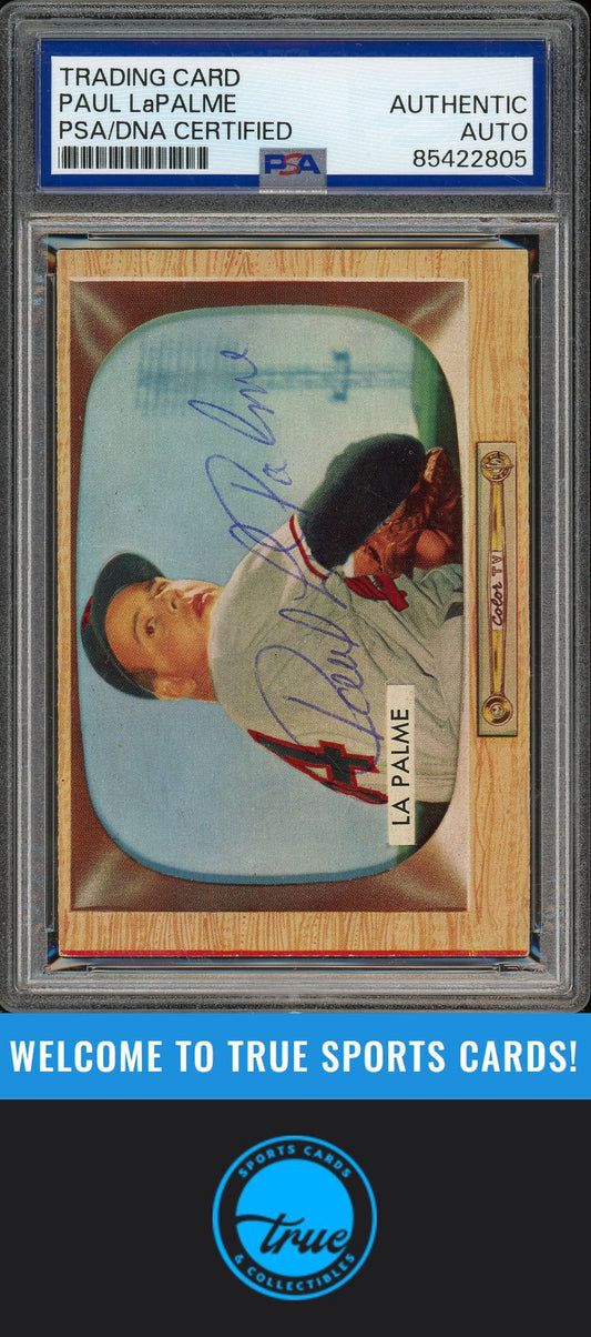 1955 Bowman #61 Paul LaPalme Auto PSA Authentic (2805)