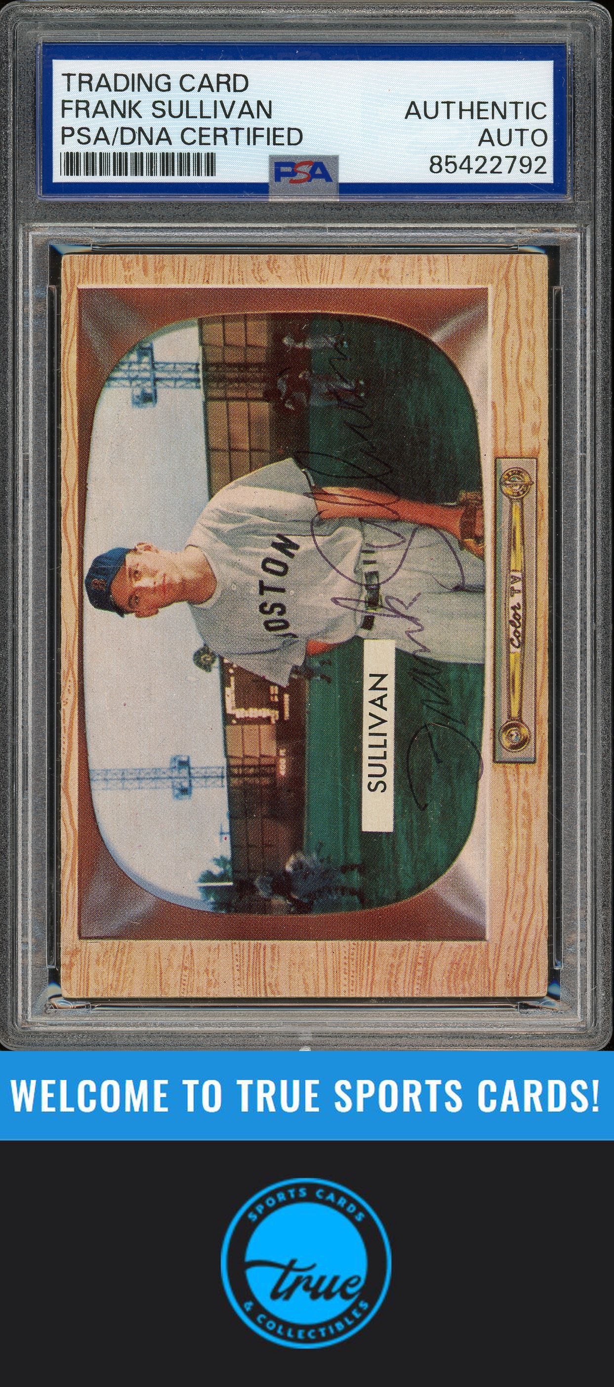 1955 Bowman #15 Frank Sullivan Auto PSA Authentic (2792)