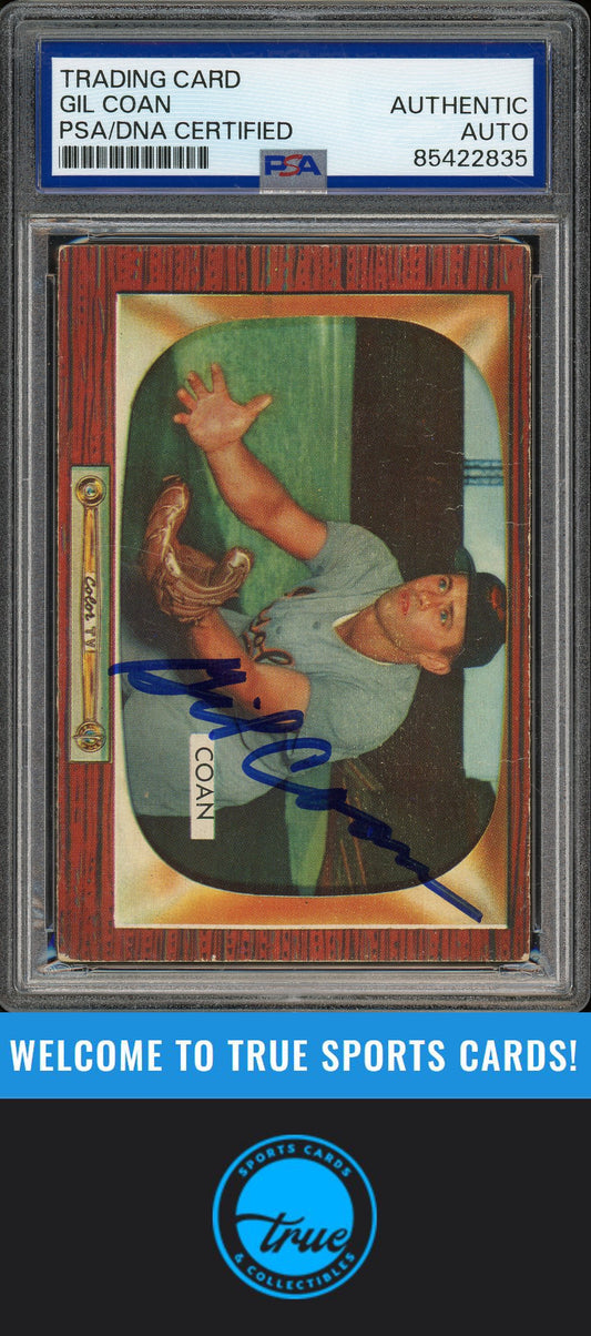 1955 Bowman #78 Gil Coan Auto PSA Authentic (2835)
