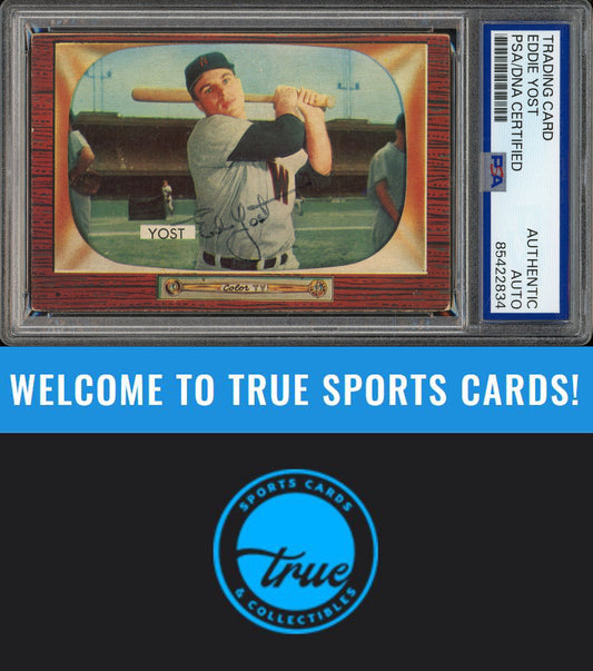1955 Bowman #73 Eddie Yost Auto PSA Authentic (2834)
