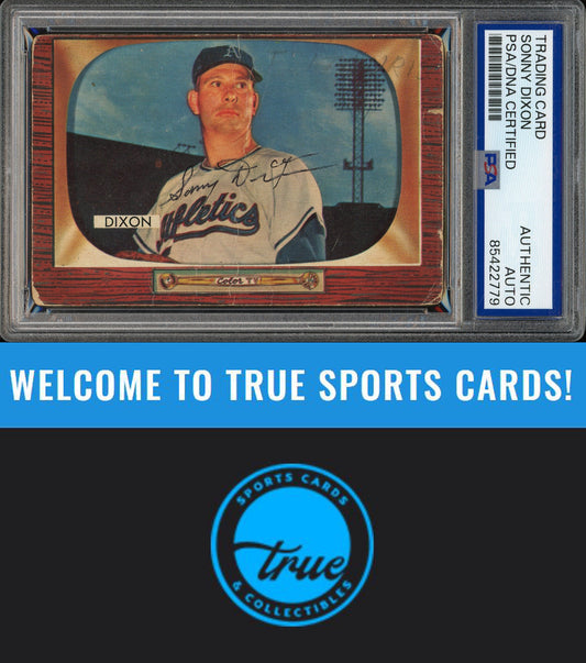 1955 Bowman #211 Sonny Dixon Auto PSA Authentic (2779)