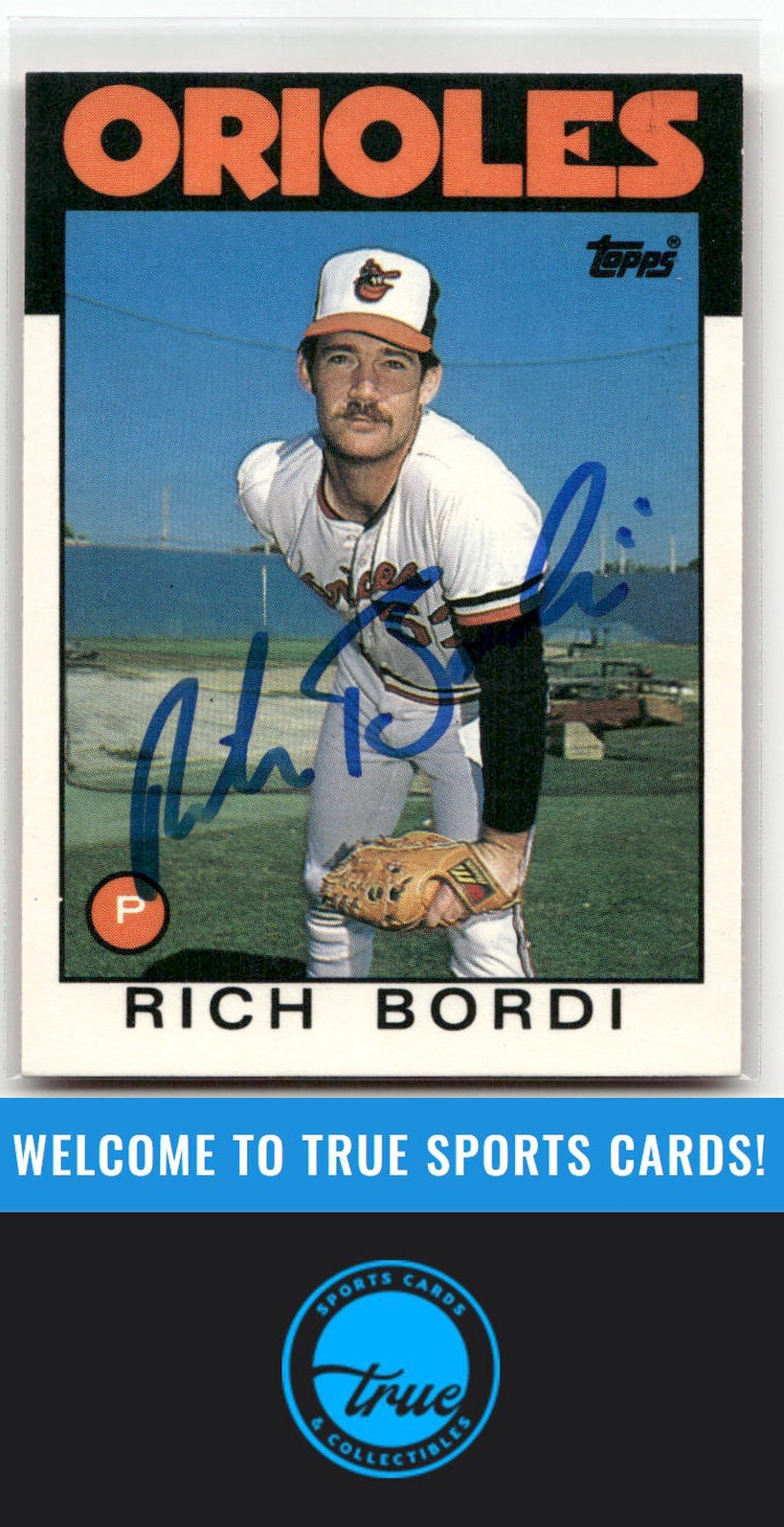 1986 Topps Traded #14T Rich Bordi Auto