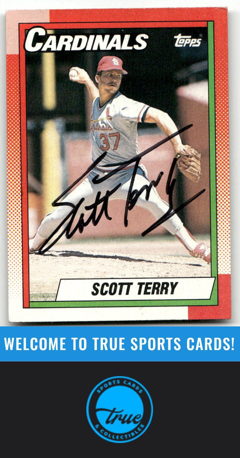 1990 Topps #82 Scott Terry Auto