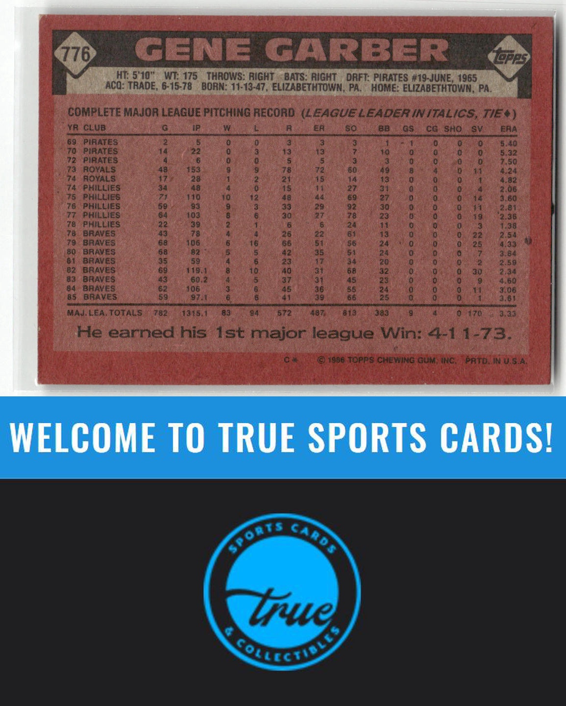 1986 Topps #47 Juan Berenguer Auto