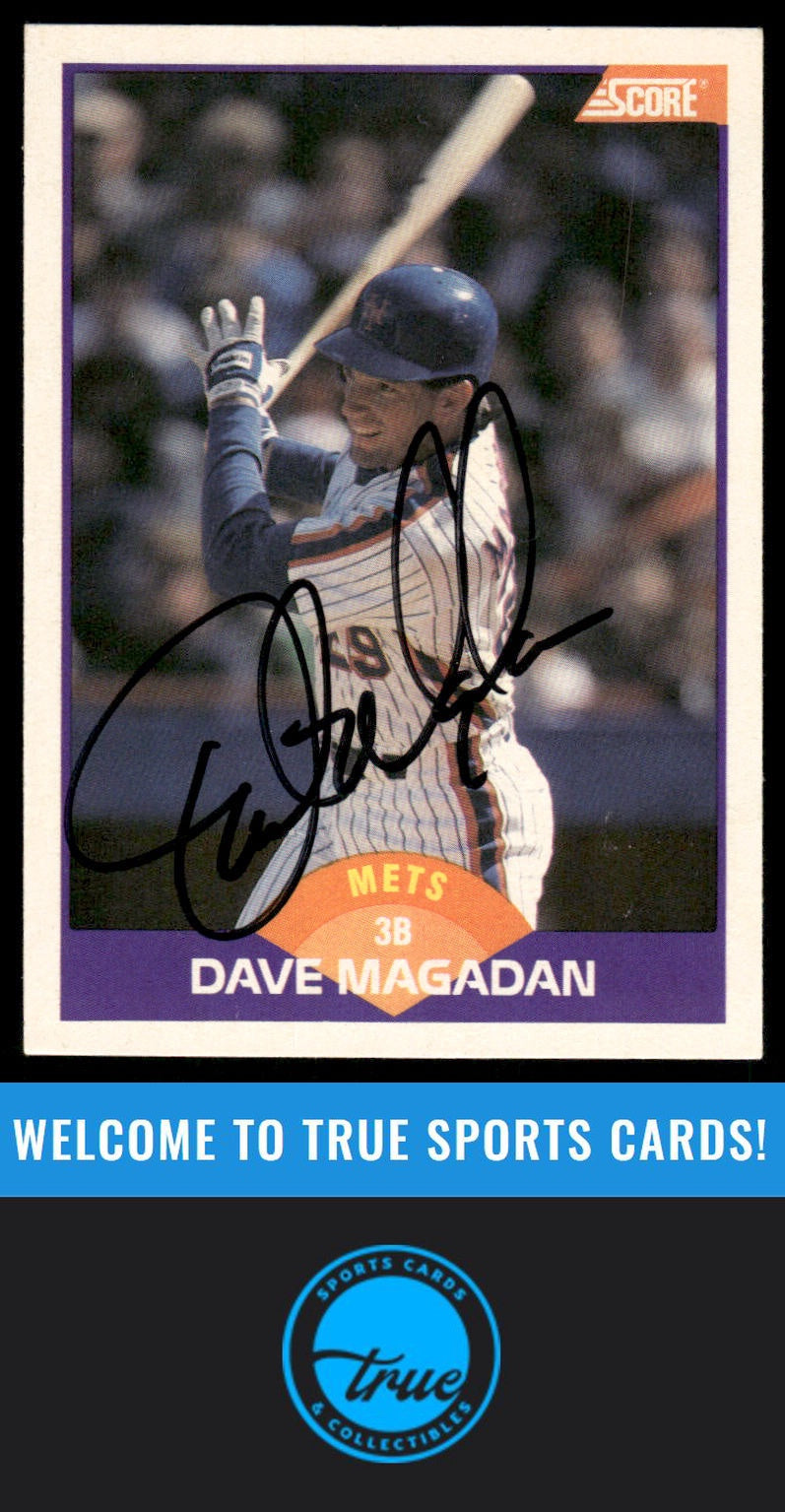1989 Score #312 Dave Magadan AUTOGRAPH