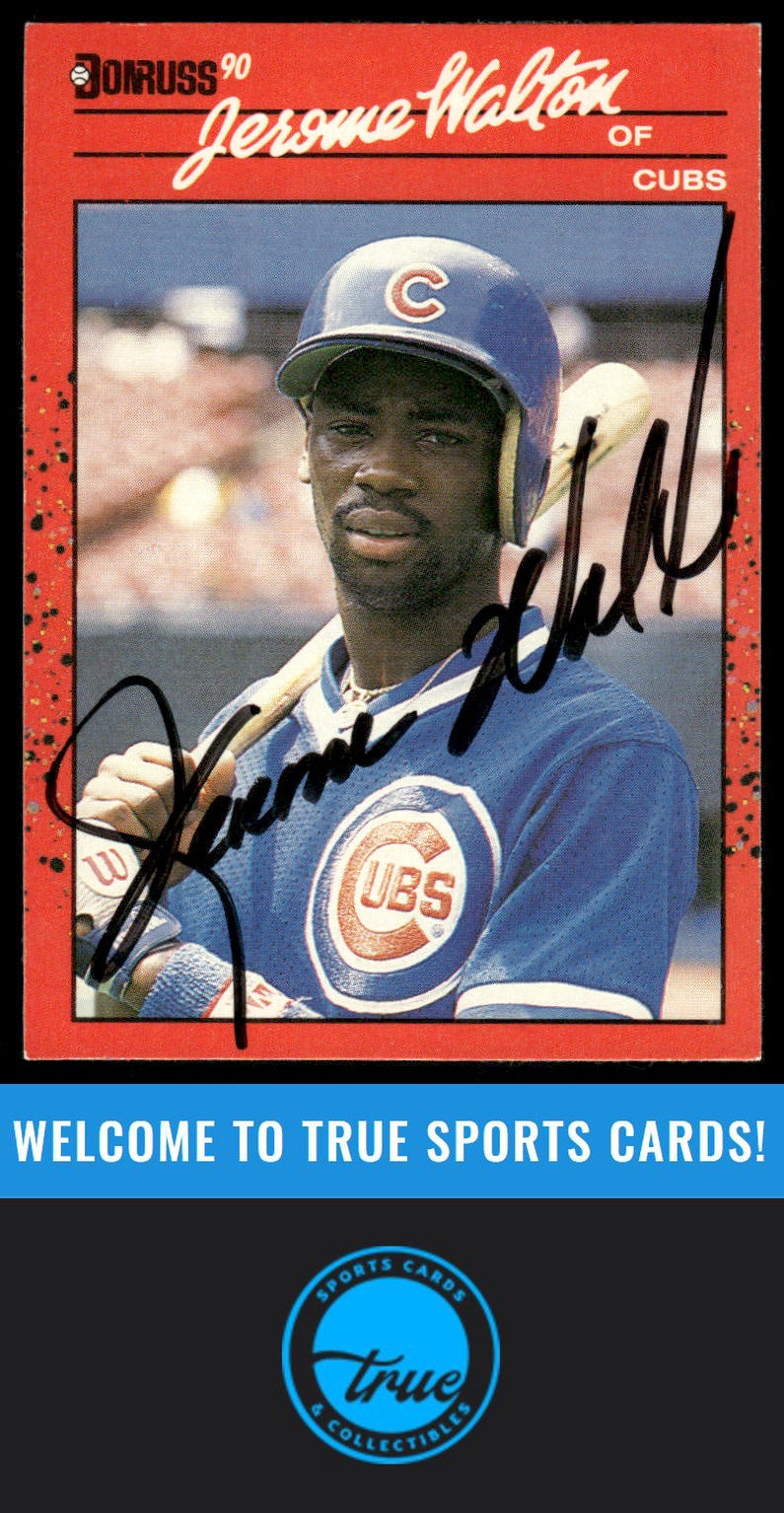 1990 Donruss #285 Jerome Walton AUTOGRAPH