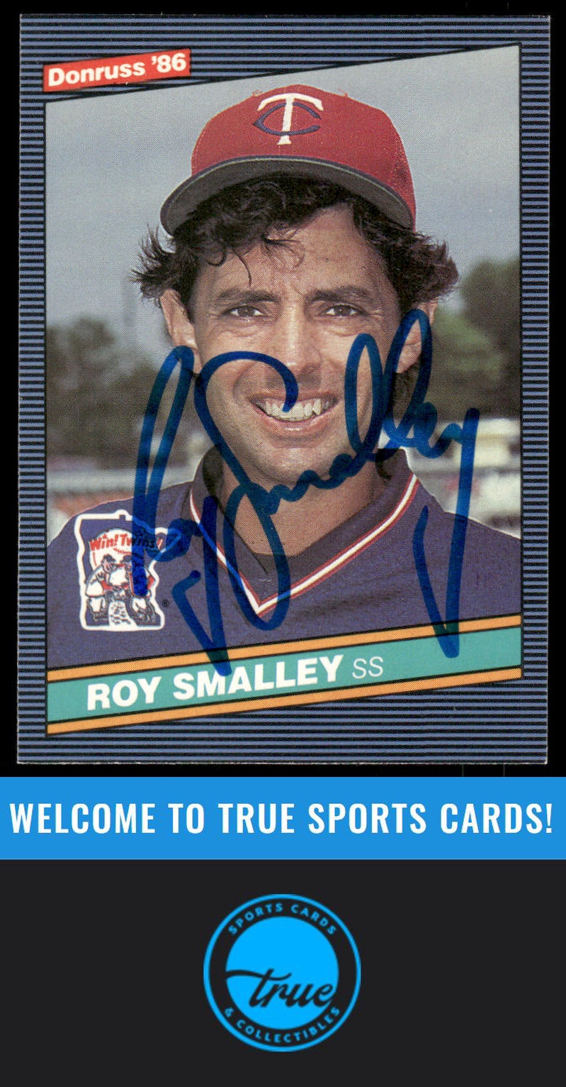 1986 Donruss #486 Roy Smalley AUTO