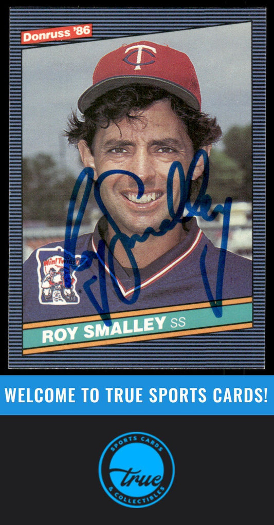 1986 Donruss #486 Roy Smalley AUTO