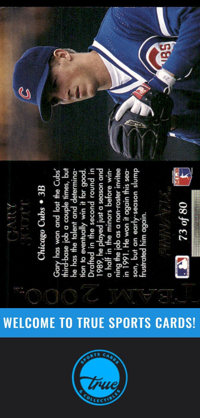 1992 Pinnacle #73 Gary Scott Team 2000 AUTO