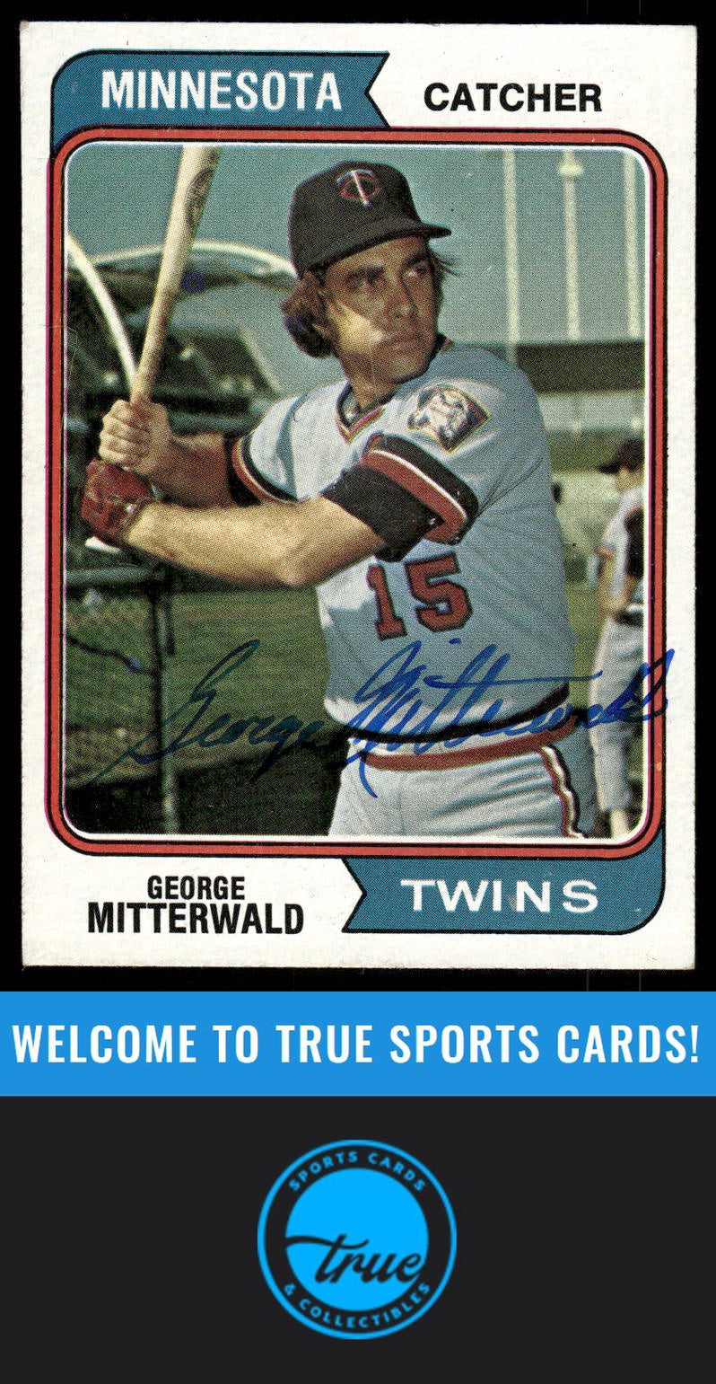 1974 Topps #249 George Mitterwald AUTO