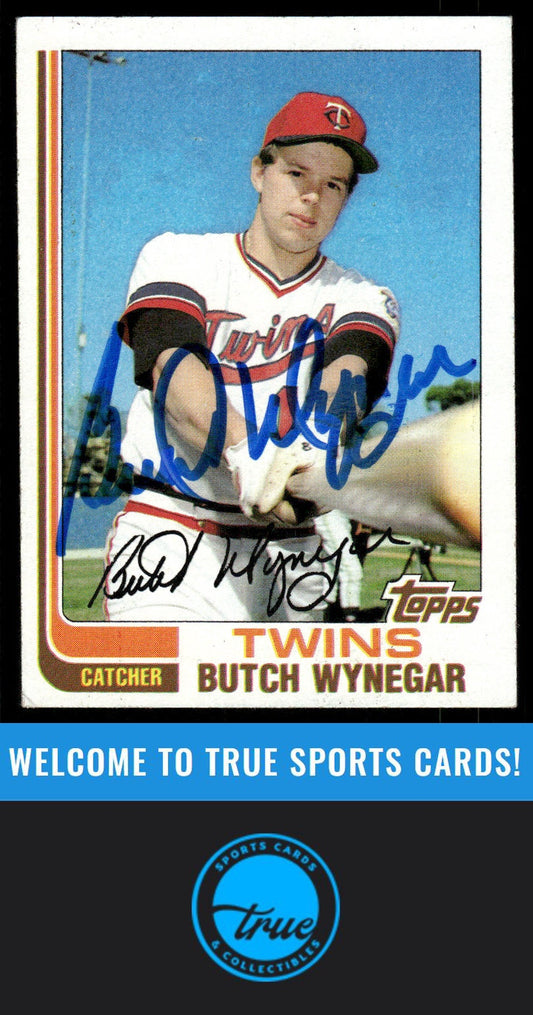 1982 Topps #222 Butch Wynegar AUTO