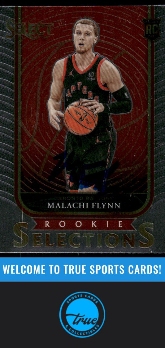 2020-21 Panini Select #24 Malachi Flynn Rookie Selections AUTO