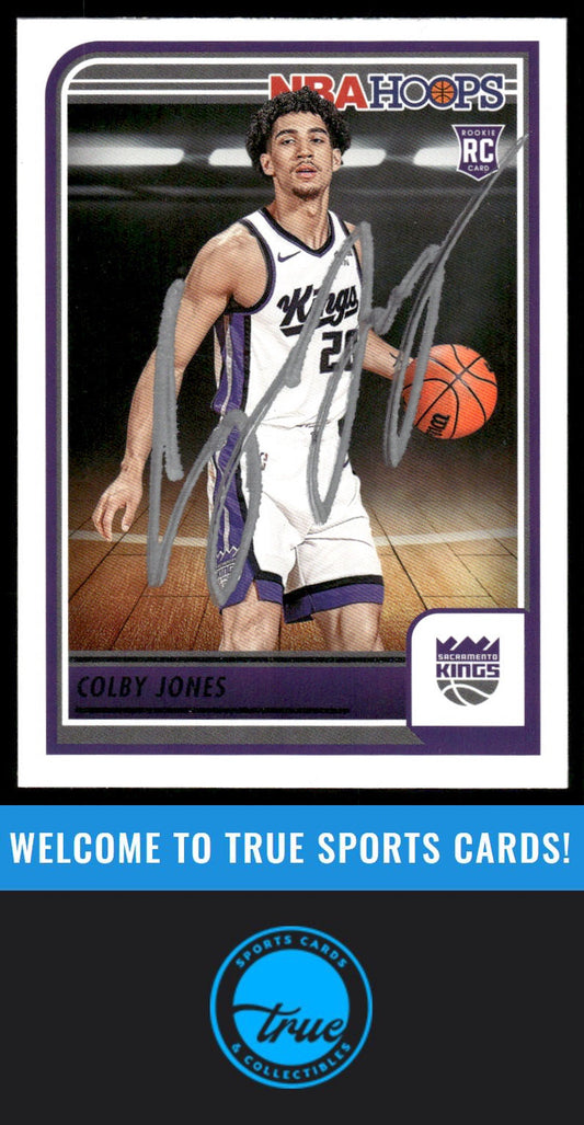 2023-24 Hoops #270 Colby Jones AUTO