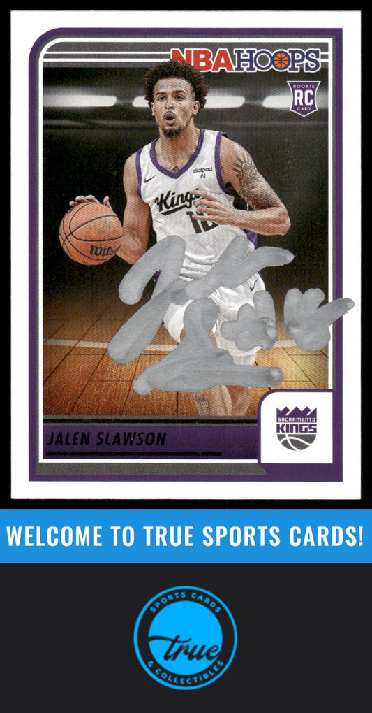 2023-24 Hoops #279 Jalen Slawson AUTO