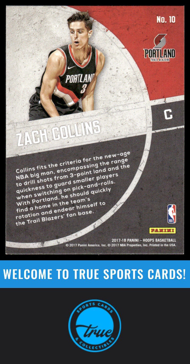 2017-18 Hoops #10 Zach Collins We Got Next AUTO