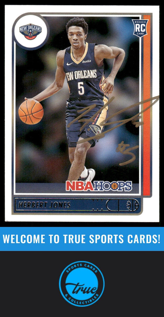 2021-22 Hoops #243 Herbert Jones AUTO