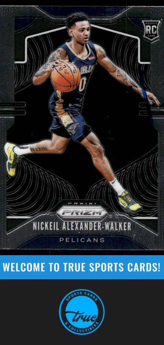 2019-20 Panini Prizm #263 Nickeil Alexander-Walker Prizms Green AUTO