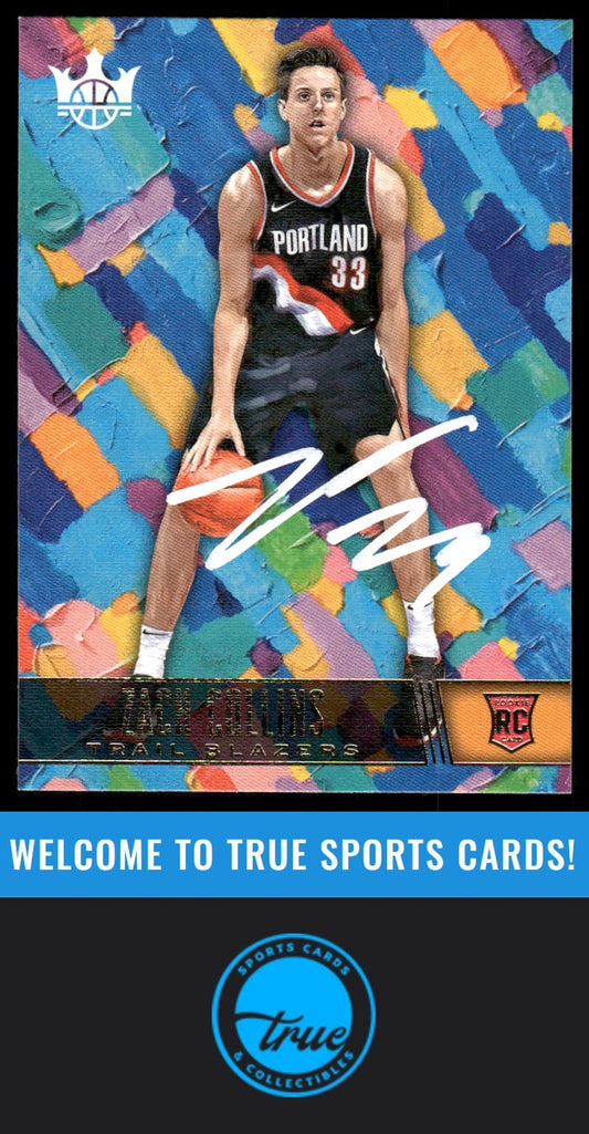 2017-18 Panini Court Kings #145 Zach Collins AUTO
