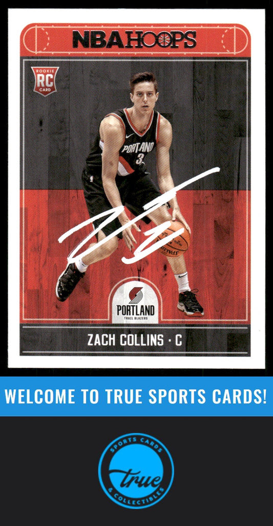 2017-18 Hoops #260 Zach Collins AUTO