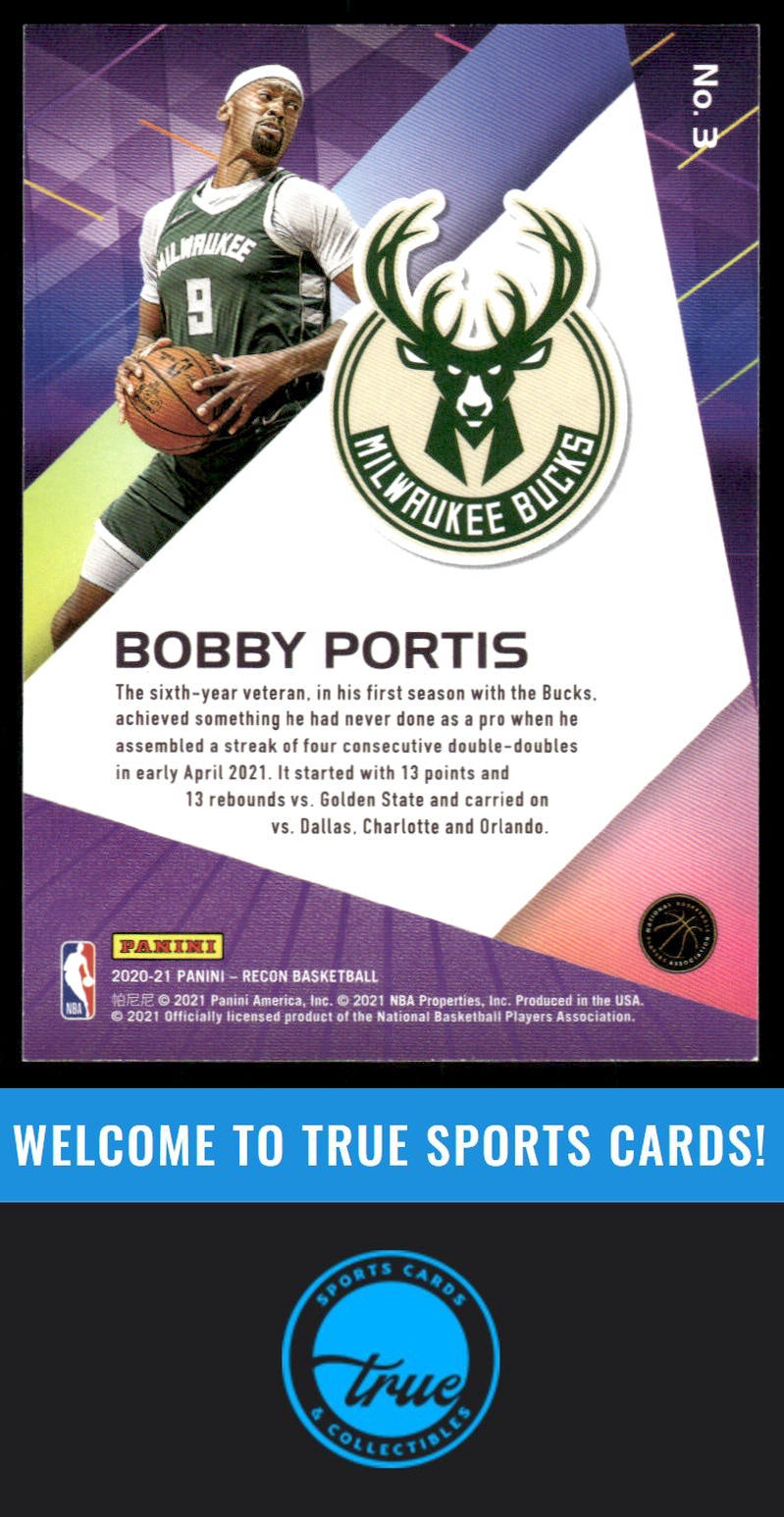 2020-21 Panini Recon #3 Bobby Portis AUTO