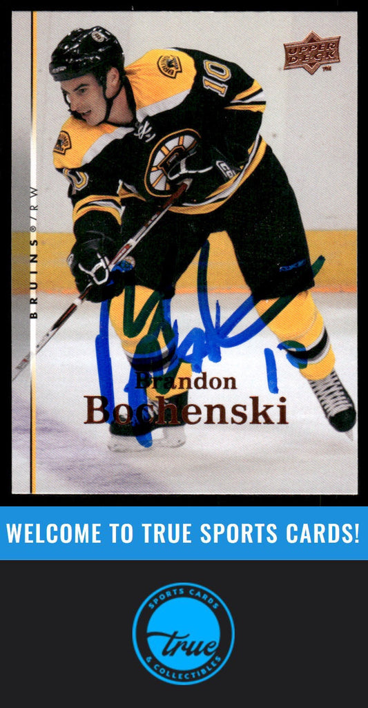 2007-08 Upper Deck #412 Brandon Bochenski AUTOGRAPH