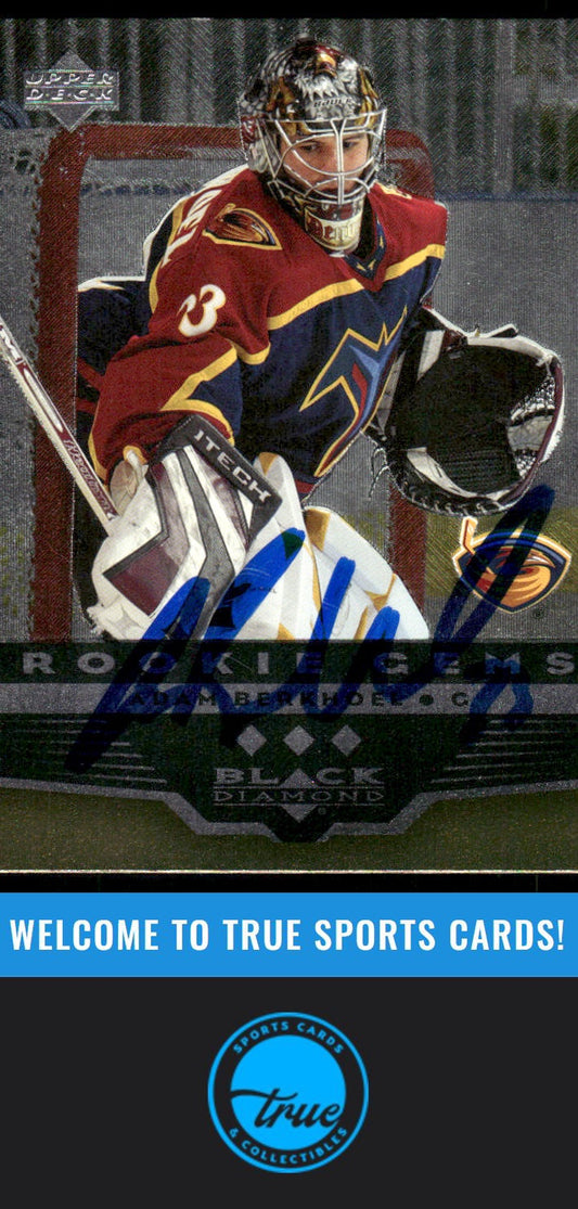2005-06 #214 Adam Berkhoel 2005-06 UD Black Diamond AUTOGRAPH