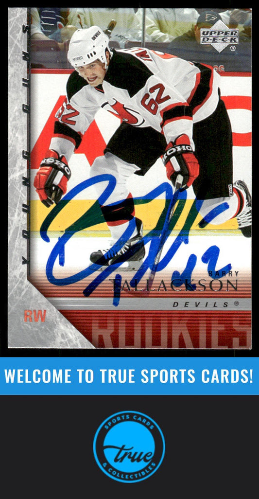 2005-06 Upper Deck #472 Barry Tallackson AUTOGRAPH