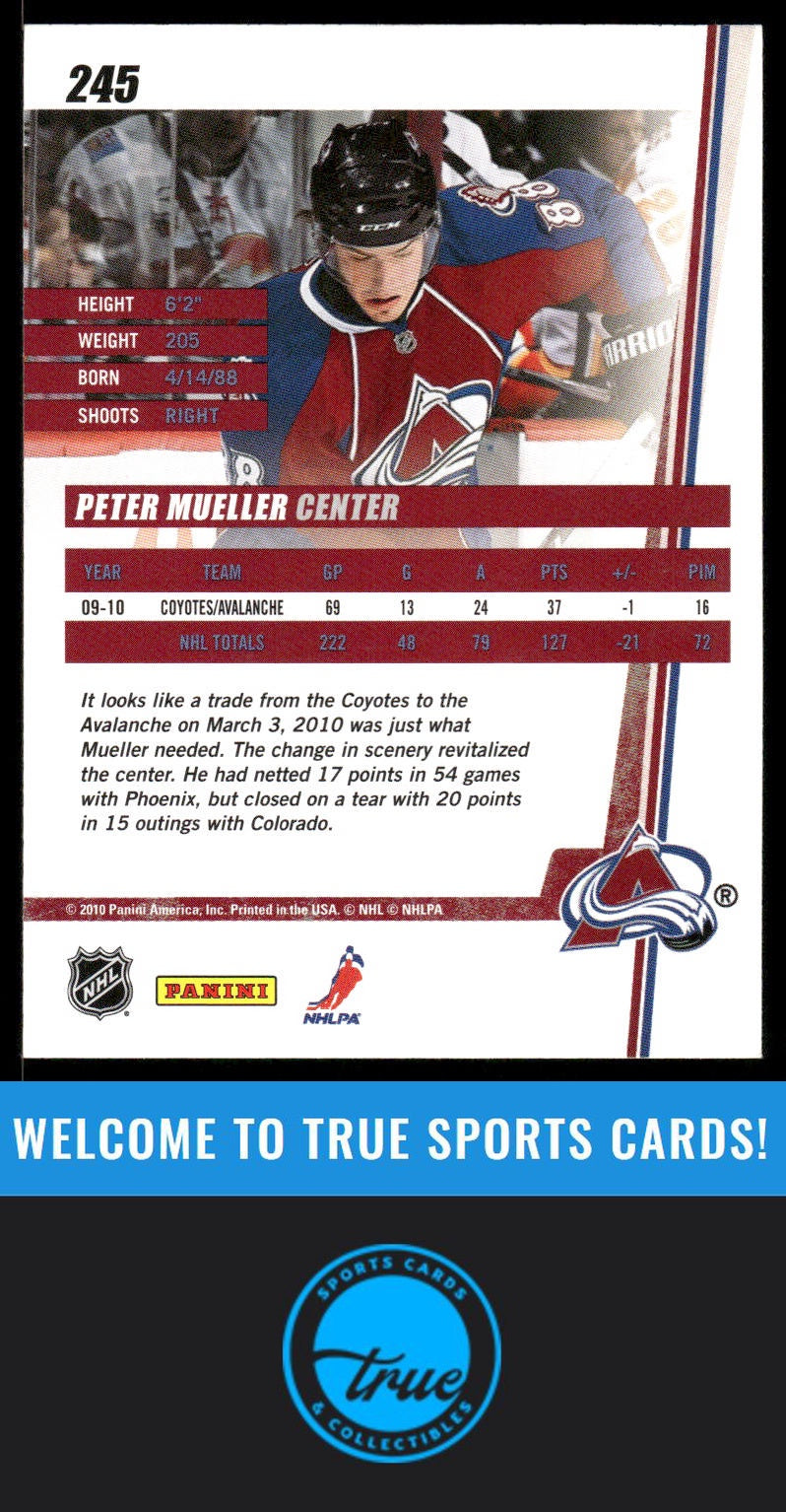 2010-11 Donruss #245 Peter Mueller AUTOGRAPH