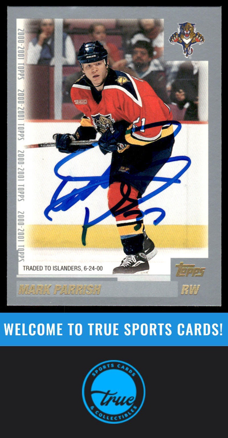 2000-01 Topps #117 Mark Parrish AUTOGRAPH
