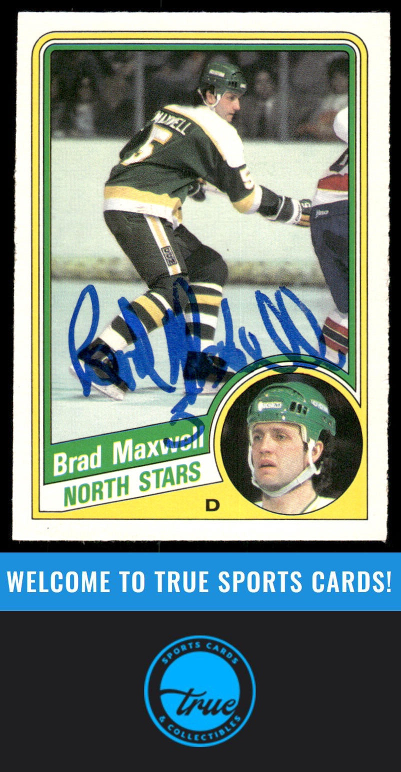 1984-85 O-Pee-Chee #102 Brad Maxwell AUTOGRAPH
