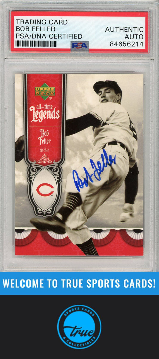 2006 Upper Deck #ATL-16 Bob Feller All-Time Legends PSA/DNA AUTOGRAPH